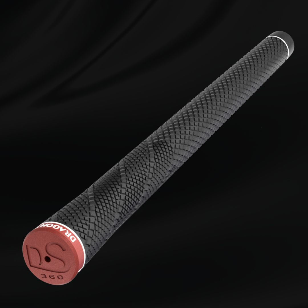 360 Fire Dragonskin (Firm) Golf Grip  [Red Cap]